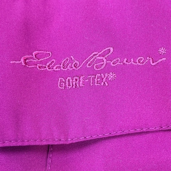 Eddie Bauer Gore Tex Ridge Line Goose Down Coat Parka Small Petite Waterproof - Picture 6 of 16